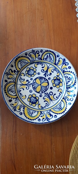 Ceramic painted wall plate
