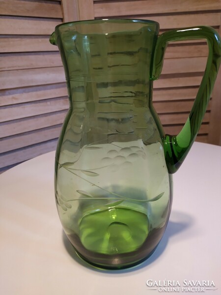 Polished glass jug