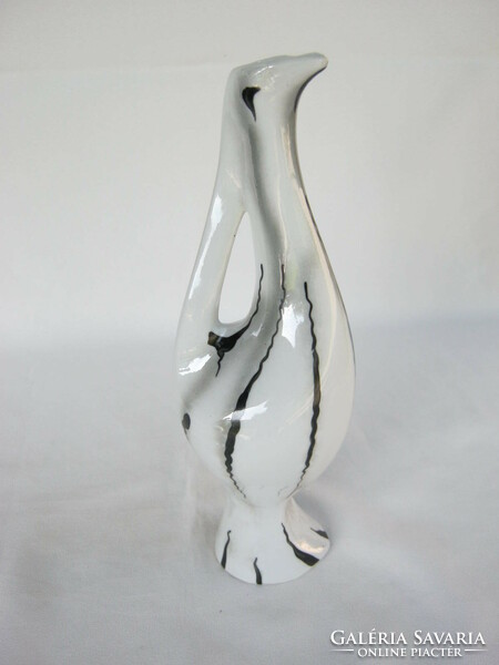 Art deco porcelán madár  váza