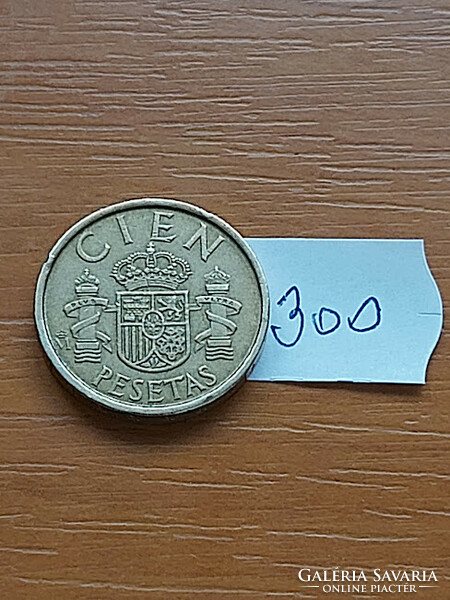 Spain 100 pesetas 1986 i. King János Károly, aluminum-bronze 300