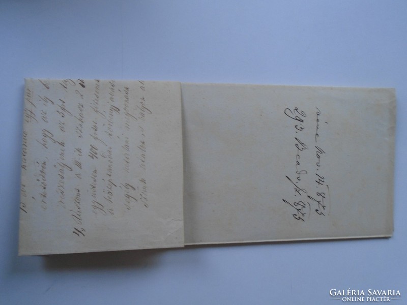 Za466.20 Unitarian Church - Minutes -1875- Székelykeresztúr - Domokos Raffay