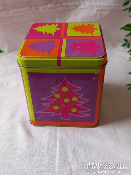 Yves rocher christmas metal box