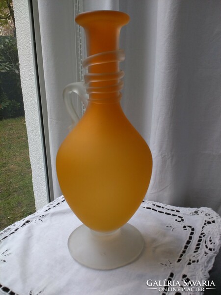 Muránói füles fújt üveg váza