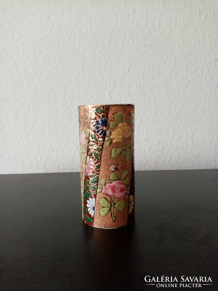 Fischer budapest gold brocade vase