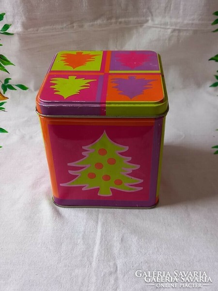 Yves rocher christmas metal box