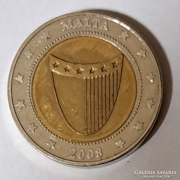 2008 Málta próba 1 Euro bimetál  (884)