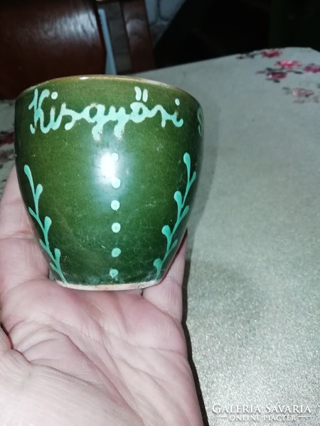 Ceramic vintage glass 1. It is in the condition shown in the pictures