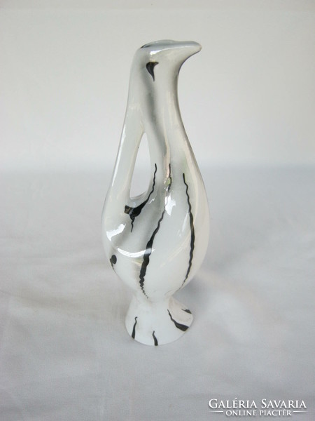 Art deco porcelain bird vase