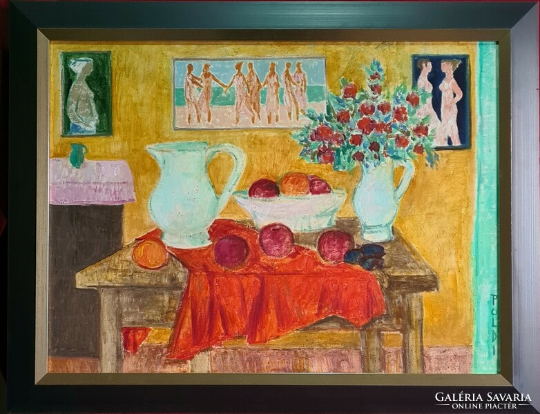 Lipót Böhm (1916 - 1995): still life