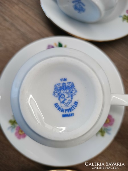 Alföldi szegfűmintás teljes porcelán kávéskészlet