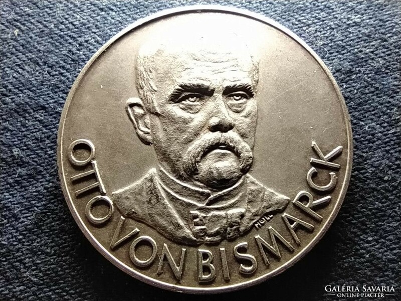 Bismarck We become an anvil if we do nothing commemorative medal silver color 50 mm, 46.5 g (id80546)