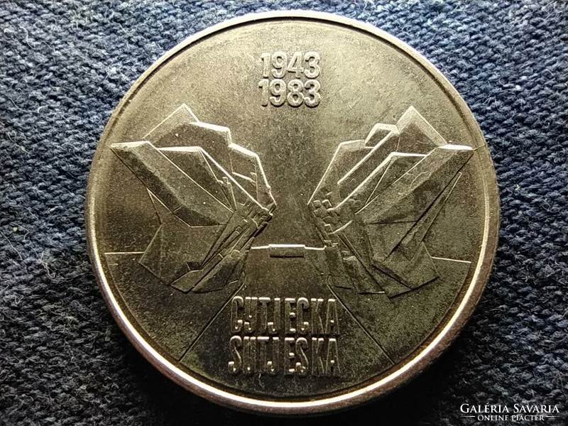 Jugoszlávia Sutjeska csata 10 Dínár 1983  (id80507)