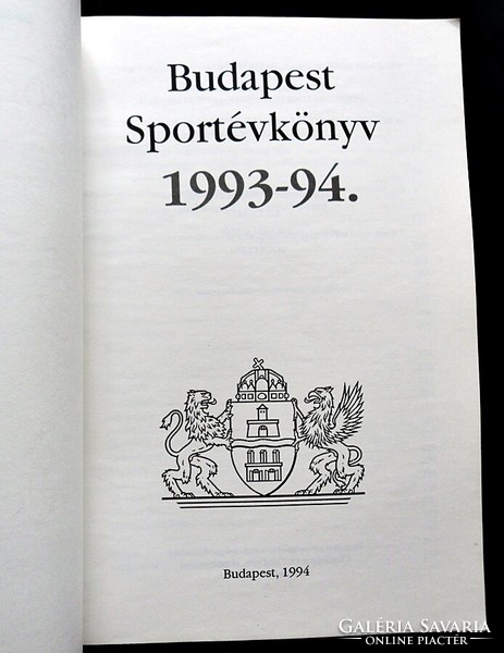 Budapest Sportévkönyv 1993-94
