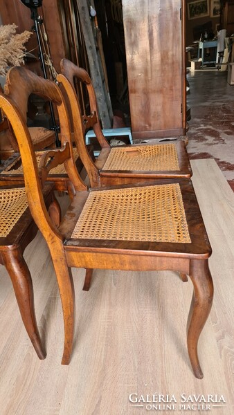4 Biedermeier chairs