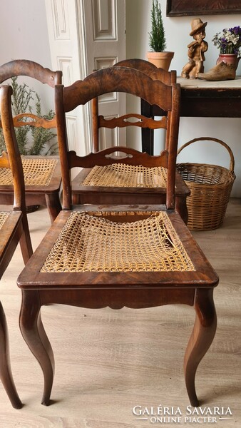 4 Biedermeier chairs