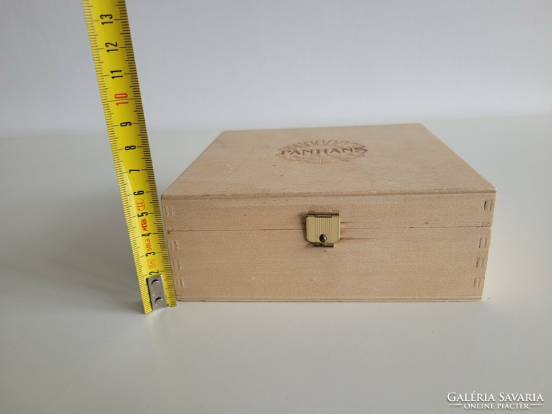 Wooden box buckled box with Panhans inscription