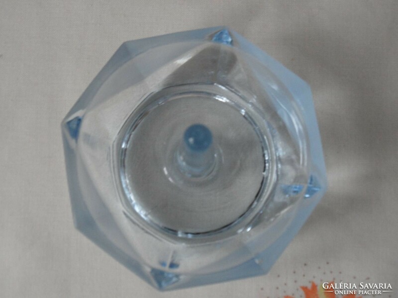 Blue glass ring holder, jewelry holder