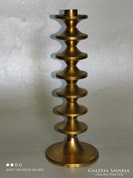 Mid century copper candle holder 1960s Danish design