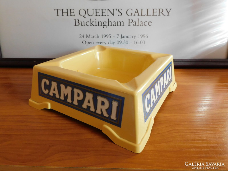 Campari vinyl ashtray - 60s-70s