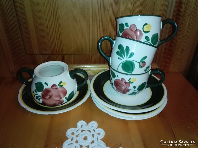 Villeroy & Boch porcelain, tea and coffee set, hand painted.