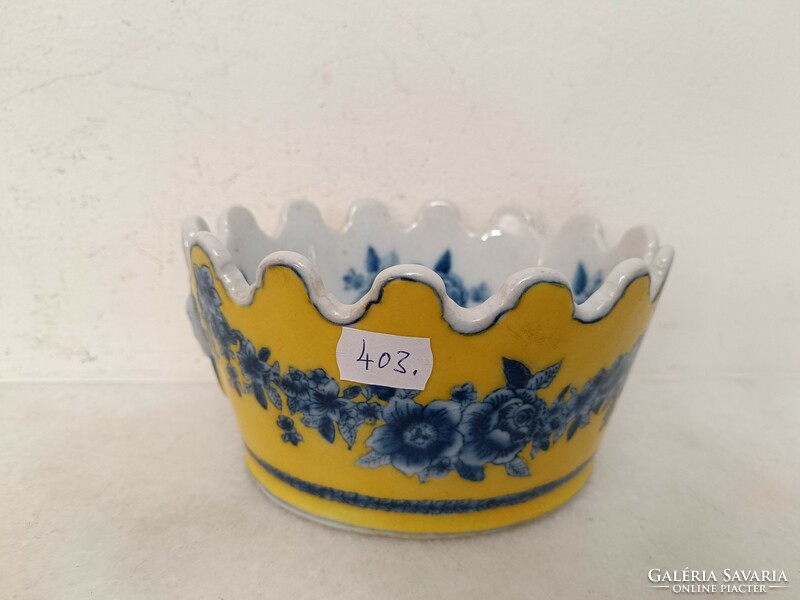 Antique Chinese porcelain serving bowl painted 403 8085