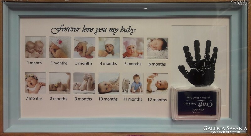 12-month baby photo frame