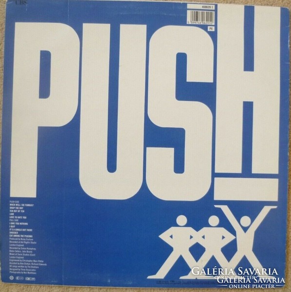 Bros - Push 1988 bakelit lemez