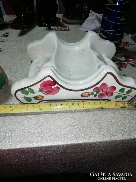 Ceramic decorative soap holder is in the condition shown in the pictures