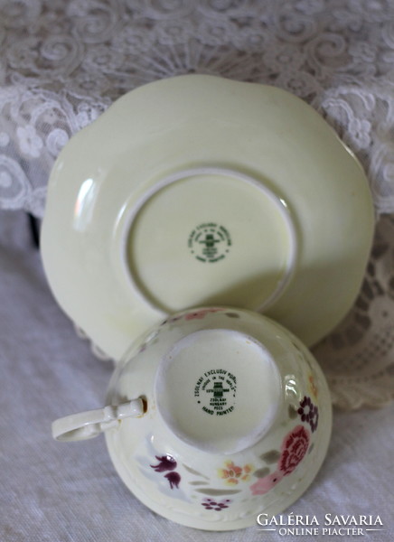 Zsolnay porcelain tea set, hand painted, in good condition