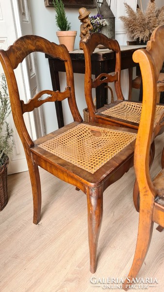 4 Biedermeier chairs