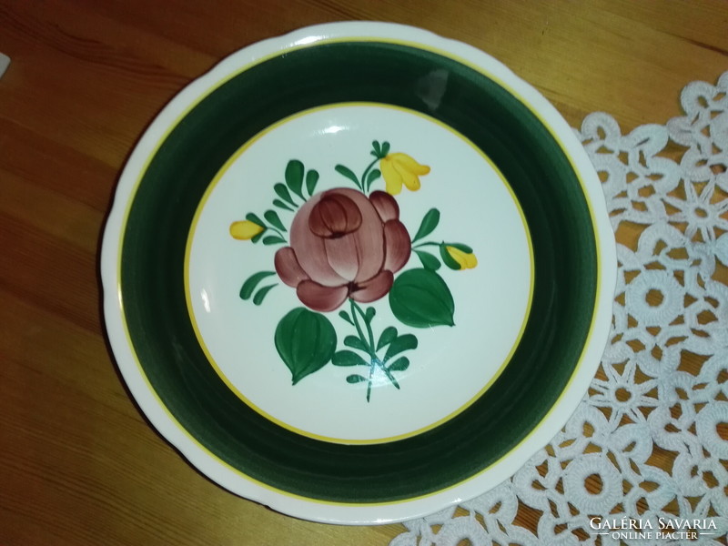 Villeroy & Boch porcelán, kézzel festett lapos tányér.....22cm.