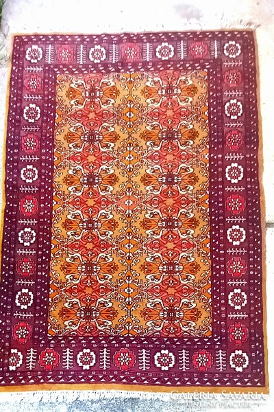 Hand-knotted Pakistani carpet is negotiable