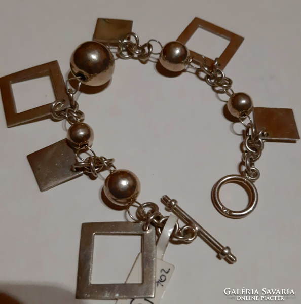 Silver 925 marked with charms, decorated silver bracelet!