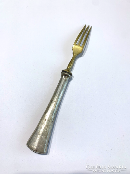 Copper head fork with silver handle