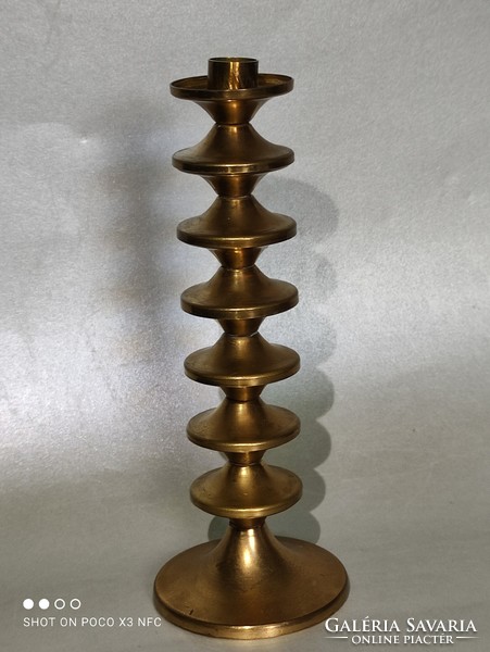 Mid century copper candle holder 1960s Danish design