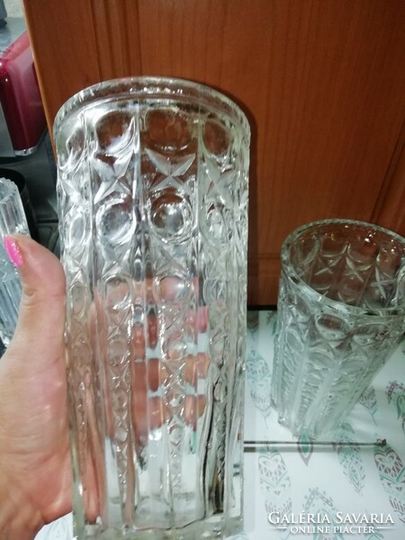 Retro Üveg vázák párban a képeken látható állapotban