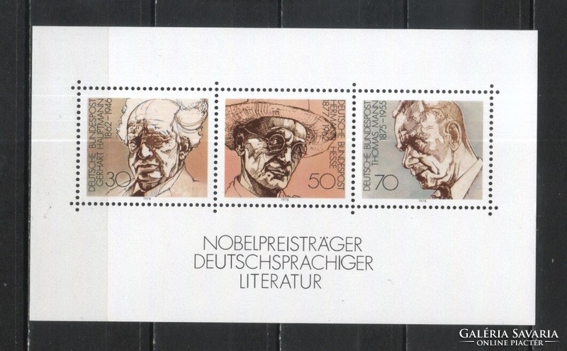 Postatiszta Bundes 1786    Mi blokk 16      3,20 Euró  120 x 70 mm