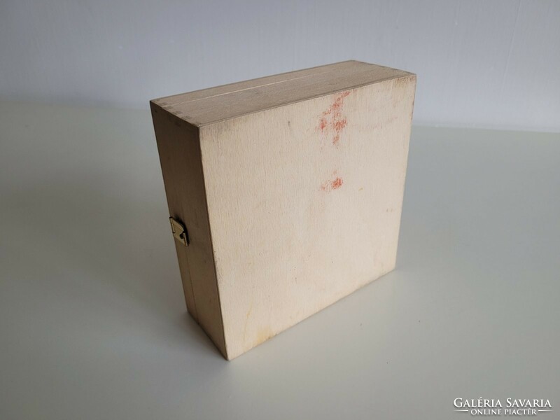 Wooden box buckled box with Panhans inscription