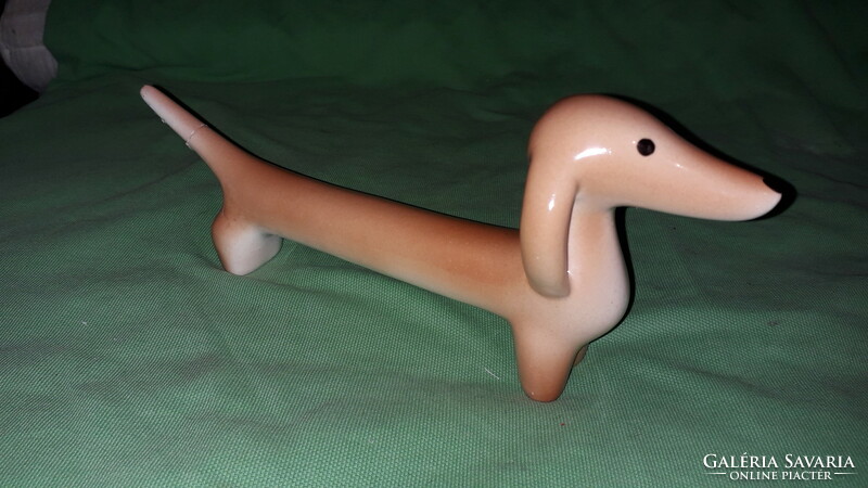 Old rare Raven House porcelain art deco dachshund dog 24 cm according to the pictures