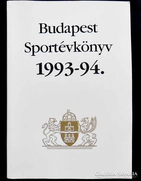 Budapest sports yearbook 1993-94