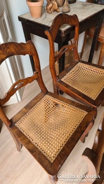 4 Biedermeier chairs