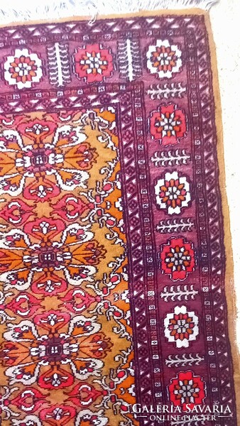 Hand-knotted Pakistani carpet is negotiable