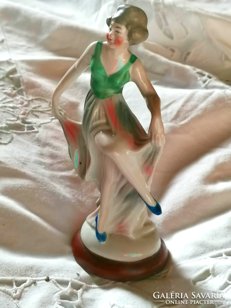Art deco, vintage porcelán balerina