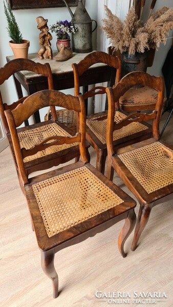 4 Biedermeier chairs