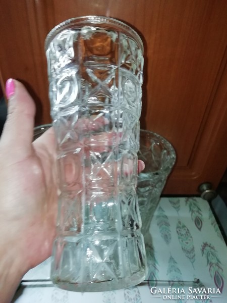 Retro glass vase 34. In the condition shown in the pictures