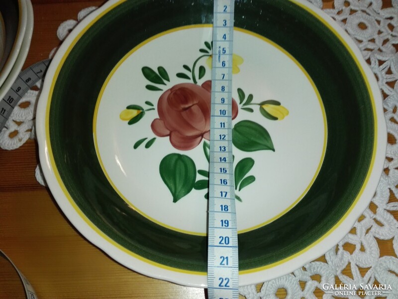 Villeroy & Boch porcelán, kézzel festett lapos tányér.....22cm.