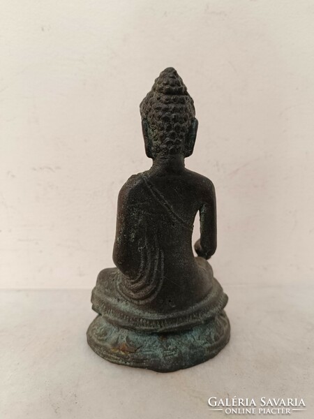 Antik buddha buddhista patinás bronz szobor 325 8042