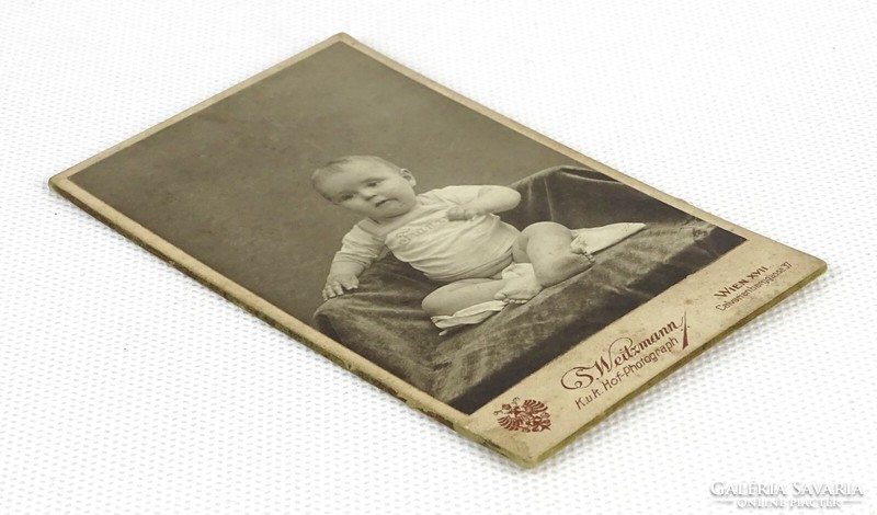 1P388 s. Photographer Weitzmann: antique baby photography 1914