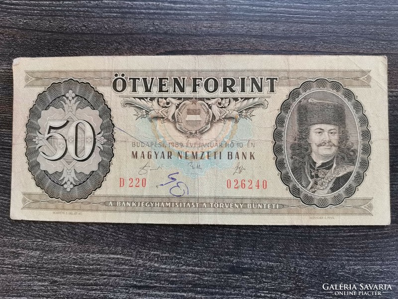 50 Forint 1989 VF