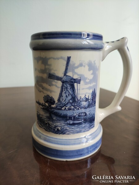 4 piece Dutch folk art souvenir porcelain package